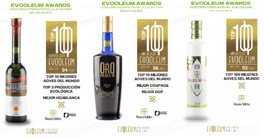 3 AOVES DE ALMAZARAS SUBBÉTICA EN LOS EVOOLEUM